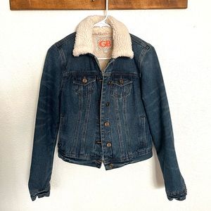 Fleece Lined Jean Jacket XS